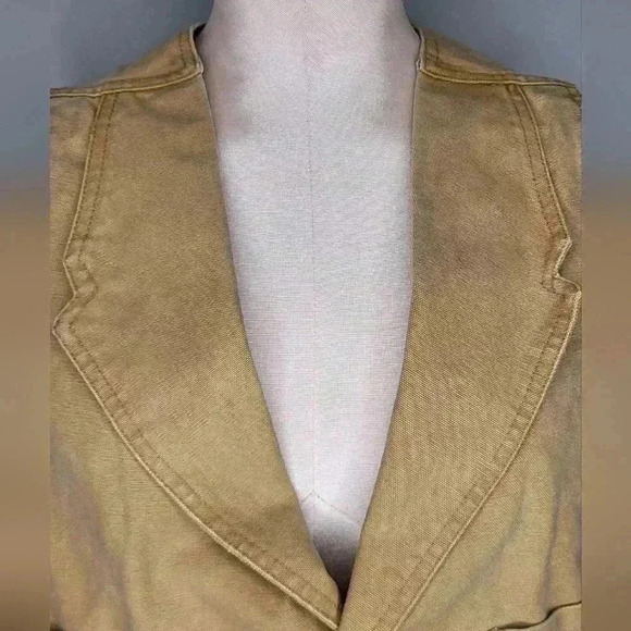 Wah-Maker Western Sturdy Duckin' Cotton Canvas Mens Vest Size Large Made In USA - Picture 6 of 12